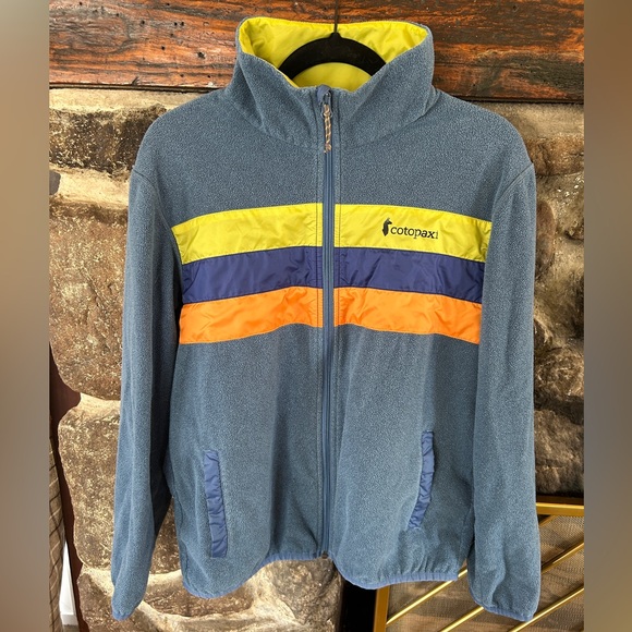 GUC Cotopaxi Men’s Tecca Fleece Full Zip Light Jacket Blue Hiking Outdoors, S - Picture 2 of 6